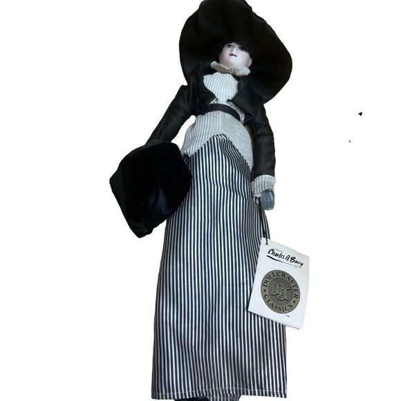 Collectible 20" Charles A. Berry Dollcrafter Classics Eliza Essex Porcelain Doll - Picture 4 of 11